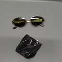 livho 2025 Trendy Oval Sunglasses - Stylish Polarized Shades for Everyday - Retro Metal Frames