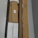 EaseLife 12 FT Double Sliding Barn Door Track and Handle Hardware Kit,Straight Pulley,Slide Smoothly Quietly,Easy Install (12FT Track Kit for 33"~36" Wide Double Door)