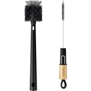 MR.SIGA Water Bottle Brush and Straw Cleaner Brush, Long Handle Bottle Cleaner Brush, 2 in 1 Bottle Cleaning Brush for Sports Bottles, Baby Bottles, Mugs, Straws