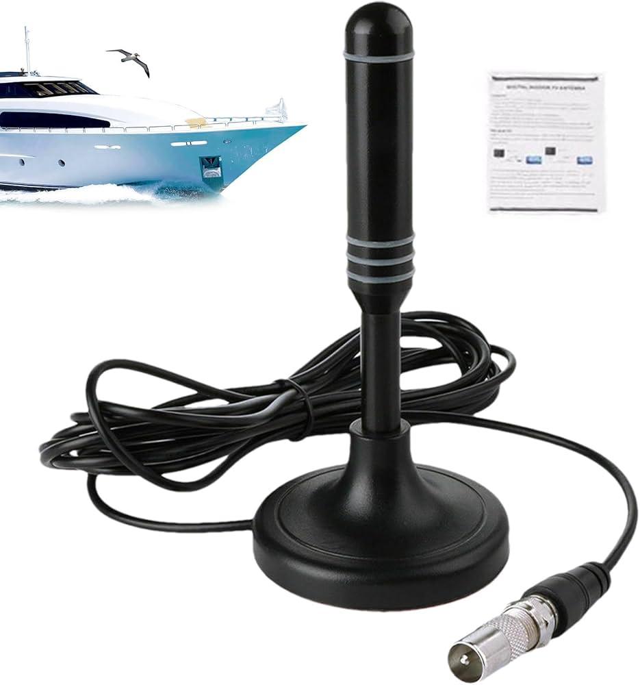 Portable Indoor/Outdoor TV Aerial With Magnetic Base Antenn a For Smart TV,High-Definition Indoor T V Antenna Digital T V Antenna, Anti-Interference Antennas With Long Range