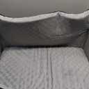 JOEJOY Dog Car Seat for Medium/Large Dogs - Reversible Dual-Sided Travel Dog Car Bed with Memory Foam, Washable Pet Booster Seat for Dogs up to 55 lbs or 2 Small Dogs, 2 Safety Leashes, Grey