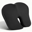 Seat Cushion, Memory Foam Cushion for Wheelchair & Office Chair Cushions，Pregnancy Cushion, Ergonomic Cushions Pad Pillow for Pressure Relief Sciatica & Pain Relief for Long Sitting,Festival gift, Black