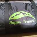 Happy Travel Tent 6 Person Tents for Camping, Waterproof Easy Setup Camping Tent with Rainfly, Portable Large Family Cabin Tent with 5 Large Mesh Windows and Carry Bag for Outdoor Camping & Hiking