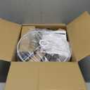 Modern Floor Lamp, 3-Ways Dimmable Standing Lamp with Linen Shade, Adjustable Height, Foot-Step Switch, Reading Lamp for Living Room, Bedroom, Office, 9W Bulb Included (Black)