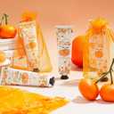 48 Sets a Little Cutie Is on The Way Hand Cream Gifts Bulk Baby Shower Hand Cream Travel Size Lotion Bulk Orange Party Supplies Favors Birthday for Guest