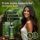 3 x Batana Oil with Organic Rosemary & Biotin  Hair, Eyebrow & Eyelash Growth Serum  Nourishing Oil for Thicker, Fuller-Looking Hair, Brows & Lashes  Strengthens Roots & Conditions Dry Ends