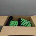 XiaoMaGe Acupressure Mat and Pillow Set with Carrying Bag - Acupuncture Mat for Neck & Back Pain Relief - Foot Manual Massager - Naturally Relaxation Gift - Stress Relief Massage Mat (Black)