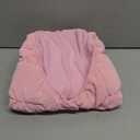 Winter Warm Dog Jacket for Small Medium Dogs Cat Cold Weather Coats with Harness Paded Dogs Fleece Vest Waterproof Windproof Dog Snow Jacket Pet Puppy Clothes (Pink,L)