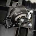 Folding Hand Truck 500lbs, Portable Heavy Duty Dolly Cart, 6 Wheels Collapsible Luggage Cart with 2 Elastic Ropes - Compact Trolley Cart for Easy Moving - Ideal Hand Cart for Travel and More (17, Black)