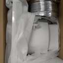 10" Ultra Quiet Bathroom Exhaust Fan with LED Light, Ceiling Mount, 1.0 Sones 110 CFM, 4" Duct, 8x8 Mount.