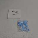 Pasimy 5Pcs Blue Bow Garland Banner Coquette Bow Birthday Party Decoration Ribbon Garland for Women Baby Shower Gender Reveal Wedding Bridal Engagement Proposal Coquette Party Decoration Supplies