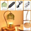 Flower Candle Warmer Lamp with Timer & Dimmer - Fits All Jar Scented Candles - Christmas & Mother's Day Gift for WomenMomHer