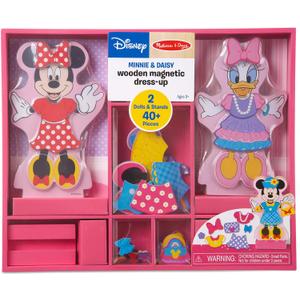 Melissa & Doug Disney Minnie Mouse & Daisy Duck Magnetic Dress-Up Wooden Dolls  Pretend Play Set (40+ pcs) Minnie Mouse Toys, Disney Dress Up Dolls for Preschoolers & Kids Ages 3+ Melissa & Doug Disney Minnie Mouse & Daisy Duck Magnetic Dress-Up Wooden Dolls  Pretend Play Set (40+ pcs) Minnie Mouse Toys, Disney Dress Up Dolls for Preschoolers & Kids Ages 3+