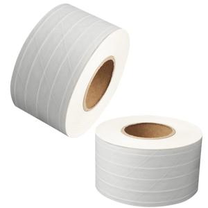 2 Pack Water Activated Tape Length 300 feet x Width 2.4" Reinforced Gummed Kraft Paper Tape Packing Sealing Fiberglass Recyclable Tape White