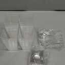 60 Sets 5oz Dessert Cups with Lids and Spoon - Parfait Cups with Lids for Appetizer for Party, Plastic Mini Dessert Cups with Spoons Clear with Lids
