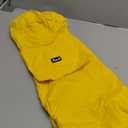 Lukovee Dog Raincoat, Adjustable Dog Rain Jacket with Clear Hooded Double Layer for Large Medium Small Dogs Puppies, Waterproof Rain Coat Poncho with Reflective Storage Pocket & Rim (Yellow, XXL)