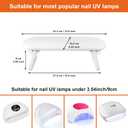 Diesisa Nail Arm Rest, Foldable PU Leather Nail Hand Rest For Manicure, with Soft Nail Mat for Table, Soft Hand Rest for Acrylic Nails/Nail Hand Pillow for Manicure Salon Use-white
