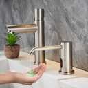Automatic Liquid Soap Dispenser Touchless for Bathroom and Kitchen with 33.81oz/1000ml Upgraded Infrared Sensors Built in Sink Soap Dispenser for Smart Home