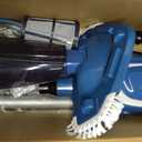 Enhulk Cordless Pool Vacuum with Pool Net, Upgraded 80 Mins Runtime, 18.5 GPM Powerful Suction, 76.8'' Telescopic Pole, 1 Filters, Handheld Pool Cleaner for Above Ground & Inground Pools, PC40