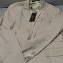 WULFUL Mens Casual Sport Coat Blazer Lightweight One Button Suit Jackets M