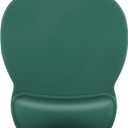 MROCO Ergonomic Mouse Pad with Gel Wrist Rest, Smooth Wrist Support Surface, Non-Slip PU Base for Pain Relief, Comfortable Mousepad for Computer, Laptop, Office & Home, 9.4 x 8.1 in, Forest Green