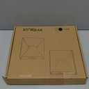 Starlink Mini Case, Mini Protective Cover Liquid Silicone Case for Starlink Satellite Dish, Accessories for Starlink Portable Full Cover Shell with Black Sticker (Black)