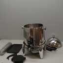 Commercial Coffee Urn - Stainless Steel Beverage Dispensers with Fuel Holder,Hot Drink Dispenser for Coffee Tea(13L)