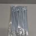 Tent Stakes Heavy Duty Metal 9 Inch, 25 Pack Rust-Resistant Galvanized Steel Camping Stake Garden Edging Fence Hooks Yard Tent Pegs for Inflatable, Tarp, Outdoor Christmas Decorations