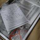 BOLUO Stackable Storage Drawers Closet Organizers and Storage Fabric White 2 Drawer Dresser for Bedroom 2 Packs Modern