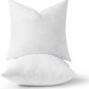 MIULEE 24x24 Pillow Inserts,Down Alternative Pack of 2 Euro Decorative Throw Pillows for Sofa Couch Bed, Ultra Soft Fluffy Bed Sleeping Form