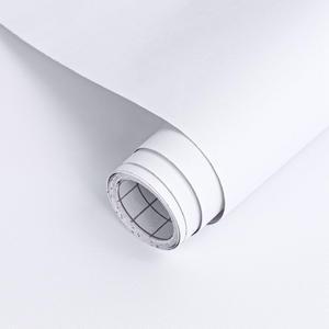 Arthome 35.4''x120'' White Contact Paper, Self-Adhesive Wallpaper Waterproof Gloss PVC Vinyl, Oil Proof, White Vinyl Paper for Furniture Cover Surface, Countertop, Kitchen, Shelf Liner (35.4" x 120", White Matte)