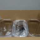 Rubbermaid Brilliance BPAFree Food Storage Containers with Lids Airtight Kitchen and Pantry Organization Set Includes 3 Containers and Scoops Clear 16 cups