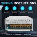 DC 60V 10A 600W Power Supply 110V AC to DC 60V Converter 10A 600W Switch Power Supply Transformer for 60Volt Drive Sensor System Lamp Meter Controller Servo Electric Motor