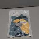 Dusty Blue Balloon Set, 60Pcs 12 Inch Retro Baby Slate Blue Ivory White Metallic Silver Balloons Birthday Decor, Pastel Blue Beige Cream Ocean Balloon for Bridal Wedding Gender Reveal Party Decoration