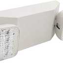 LED Emergency Lighting Fixtures with 2 LED Heads, Commercial Emergency Light with Battery Backup, UL 924 and CEC Qualified, 120-277 Voltage (1-Pack)