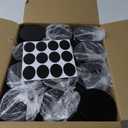 SLifeJars Clear Plastic Jars 32oz 12Pack Big Round PET Plastic Containers with Black Screw On Lids Reusable Empty Storage Jars with Lid Clear Containers for Household and Kitchen Organizing