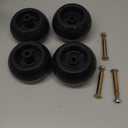 Lawn Mower Anti Scalp Deck Wheel Kit Set of 4 Compatible with Cub Cadet, John Deere, MTD & More Work with 38" 40" 46" 50"& More decks Replace# 753-04856A, 734-3058, 174873