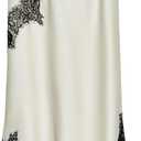 Women's Satin Lace Dress Asymmetric Cocktail Mini Dress Layering Essentials Elegant Dresses Date Night Outfits, Large