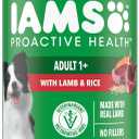 IAMS Proactive Health Adult Wet Dog Food Classic Ground with Lamb and Rice, 13 oz. Can