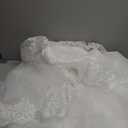 Elegant Flower Girl Lace Beading First Communion Dress 12 Years Old All Ivory Size 12
