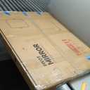 TETOTE Pivot Bathroom Mirror Brushed Nickel 42 x 36 Large Tilting Beveled Tempered Glass Mirror, Metal Framed Rectangle Vanity Mirror, Modern Farmhouse Adjustable Tilted Mirrors, Horizontal/Vertical