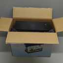 Vehipa Fish Tank, 2.4 Gallon Fish Aquarium, Fish Tank Starter kit with Smart Humidifier, Temperature Display, 7-Color Lighting, 3 in 1 Quiet Pump with Filtration & Oxygenation & Circulation (Black)