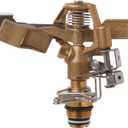 Orbit 55032 1/2" BRS Sprinkler Head, Connection, Silver and Gold