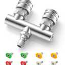 Dual Pressure Washer Tips, 2-in-1 Pressure Washing Nozzle Tips, Power Washer Dual Nozzles with 8PCS Power Washing Spray Nozzle (0, 15, 25, 40 Degree), 1/4" Quick Connect, 5000 PSI
