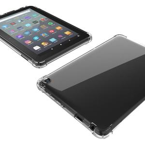 Clear Case for Amazon Kindle Fire HD8 10th/12th Gen (2020/2022 Release), Ultra Slim TPU Soft Transparent Cover for Kindle HD 8 Plus 10th/12th Gen