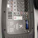 CAICOUSTIC 8-Channel Portable PA System with Bluetooth, Microphone, 2 Speaker Stands, USB, Reverb/Delay Effects - Perfect for Outdoor Events, Parties, Weddings, Church Services (2 x 10 Woofers) 