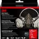 3M P95 / Organic Vapor Paint Project Reusable Respirator 6311, Large Size , NIOSH-APPROVED, Use For Professional Paint Spraying, Lightweight, Flexible, Thermoplastic Faceseal For Comfort (6311P1-DC)
