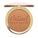 Too Faced Natural Chocolate Bronzer | Sheer-to-Medium Coverage with Natural Finish + Sun Kissed Glow (01 Golden Cocoa (Light Golden Bronze))