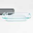 1-Piece Deep Glass Baking Dish Set with Plastic lids,Rectangular Glass Bakeware Set with Lids, Baking Pans for Lasagna, Leftovers, Cooking, Kitchen, Freezer-to-Oven and Dishwasher, Gray