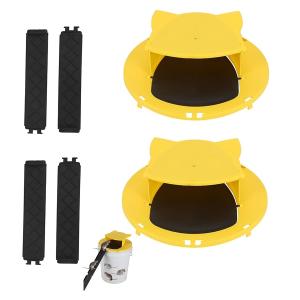 Mouse Trap Bucket-Mouse Traps Indoor for Home-Multi-Catch,Auto-Reset | Humane Rat Trap-5 Gallon Bucket Compatible2 Pack